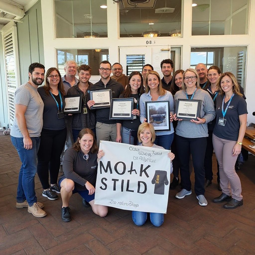 team celebration milestone achievement awards